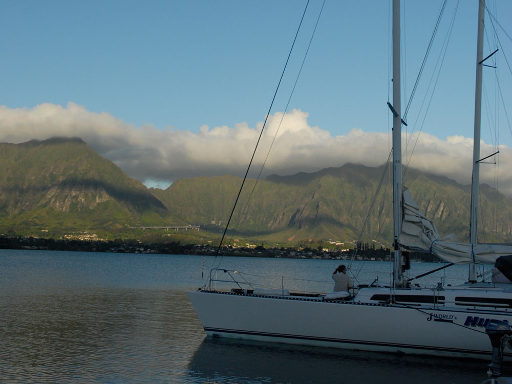 Hawaii to California Offshore J World Sailing