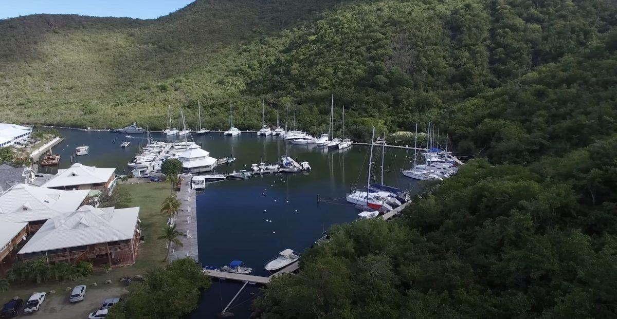 Anse Marcel Marina (Port Lonvilliers Marina), Saint Martin location