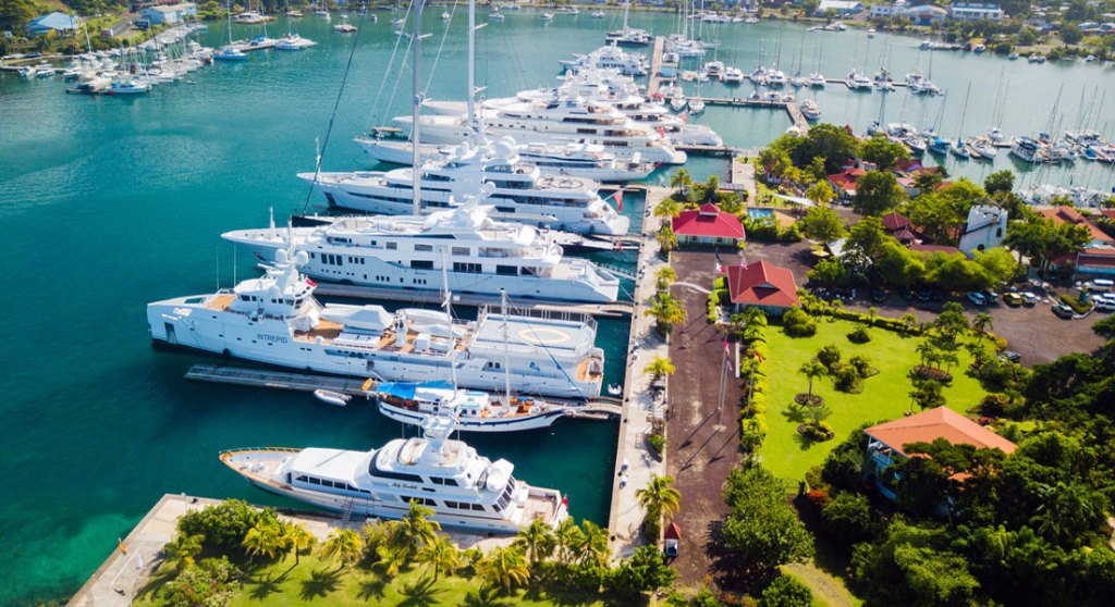 Port Louis Marina, Grenada location, yacht rentals, nearest airport