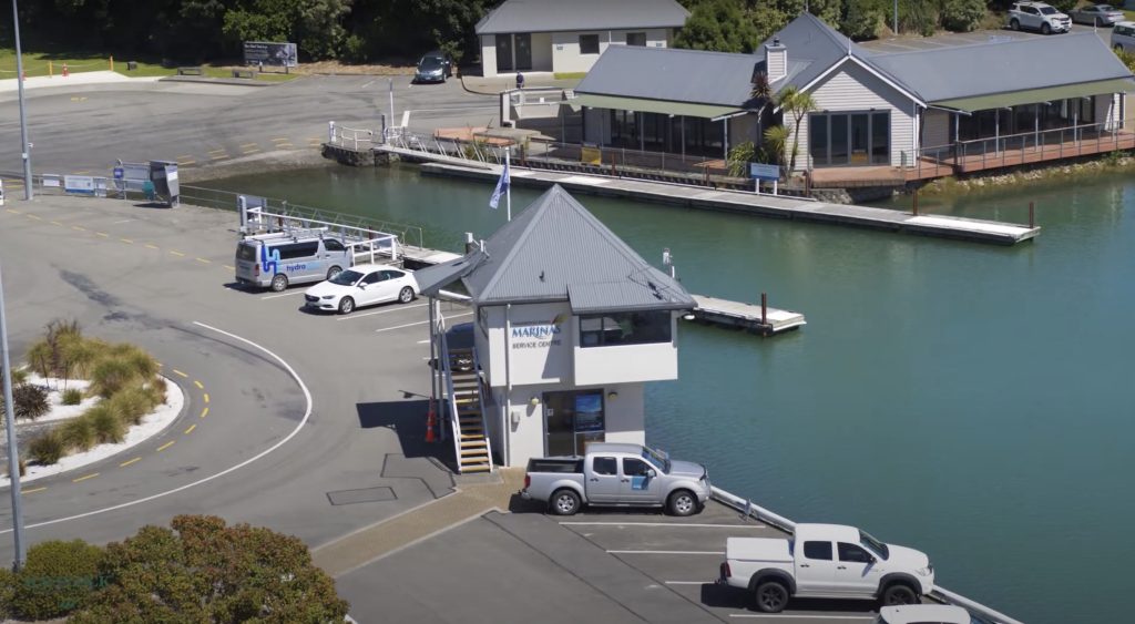 Havelock Marina, Marlborough Sounds, New Zealand location, yacht