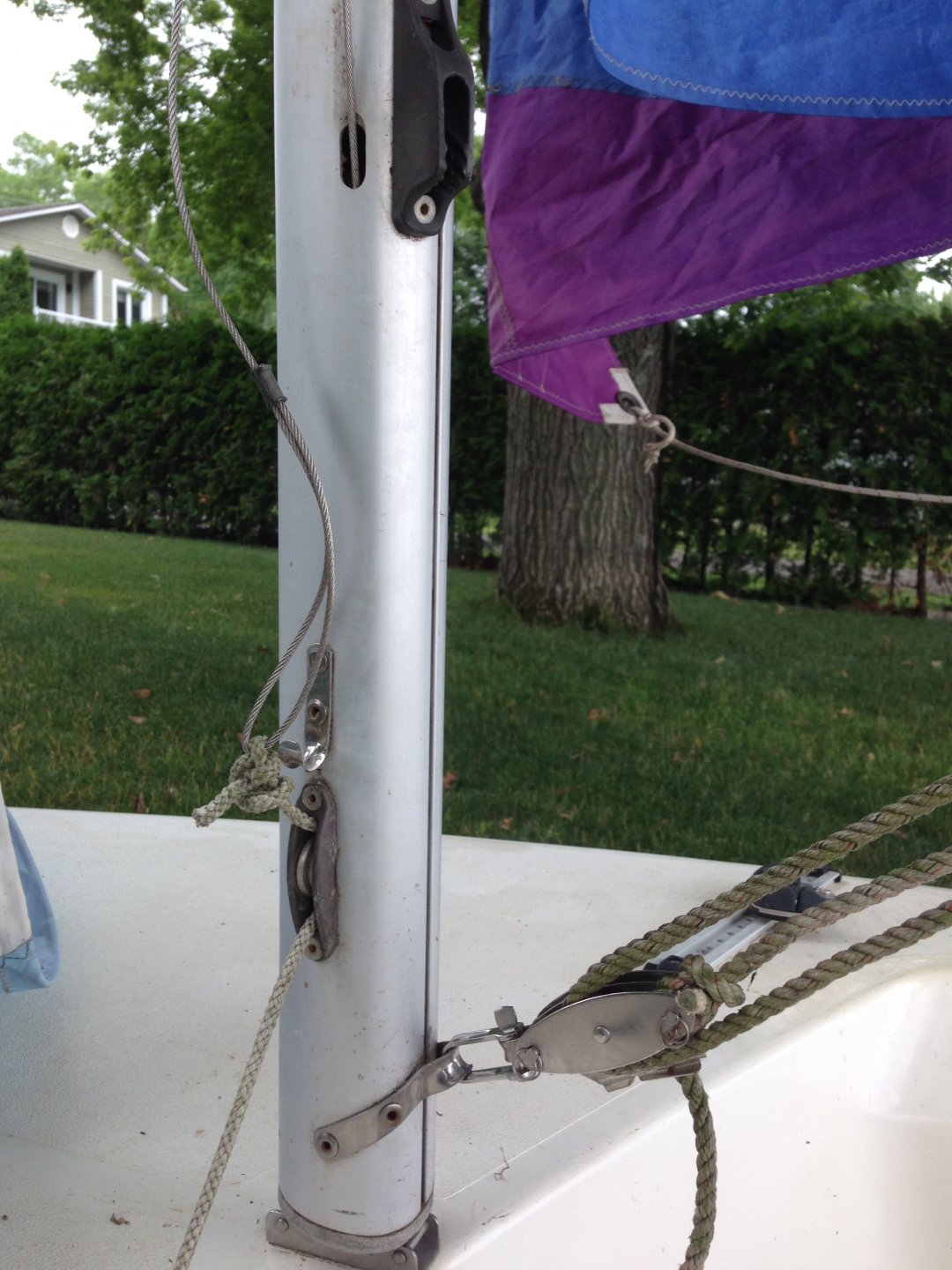 Laser2 mainsail halyard