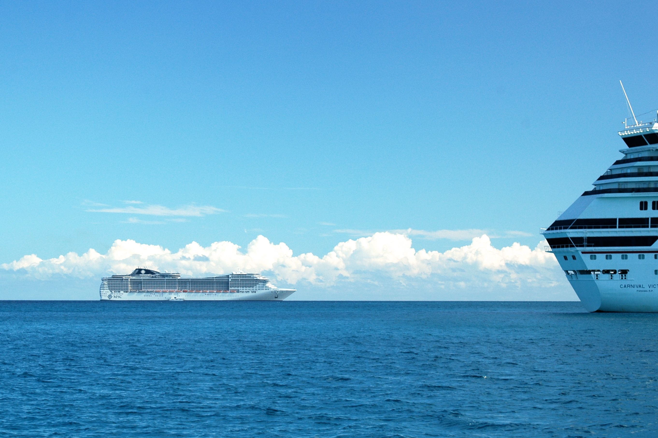 cruise ship anchorage Sailing Journey