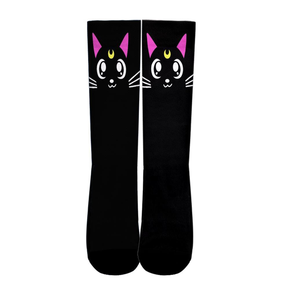 Luna Cat Sailor Moon Anime Socks Sailor Moon Merch
