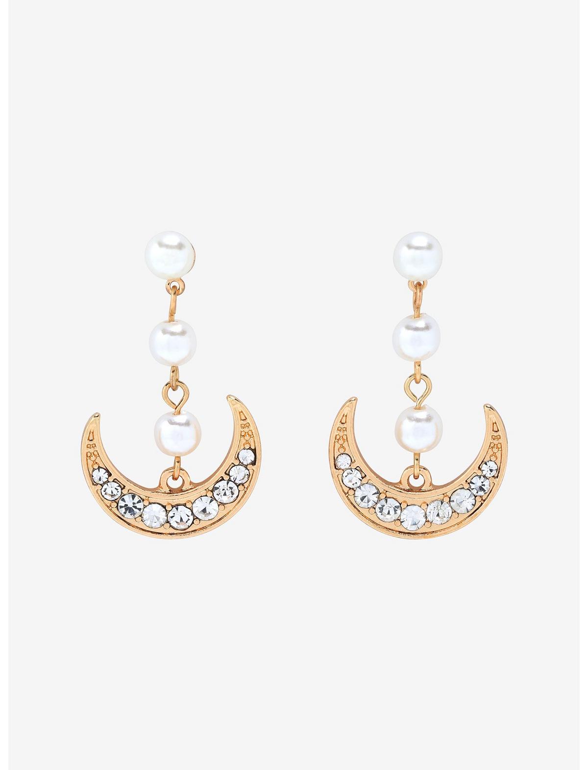 BoxLunch Sailor Moon Crescent Moon Earrings