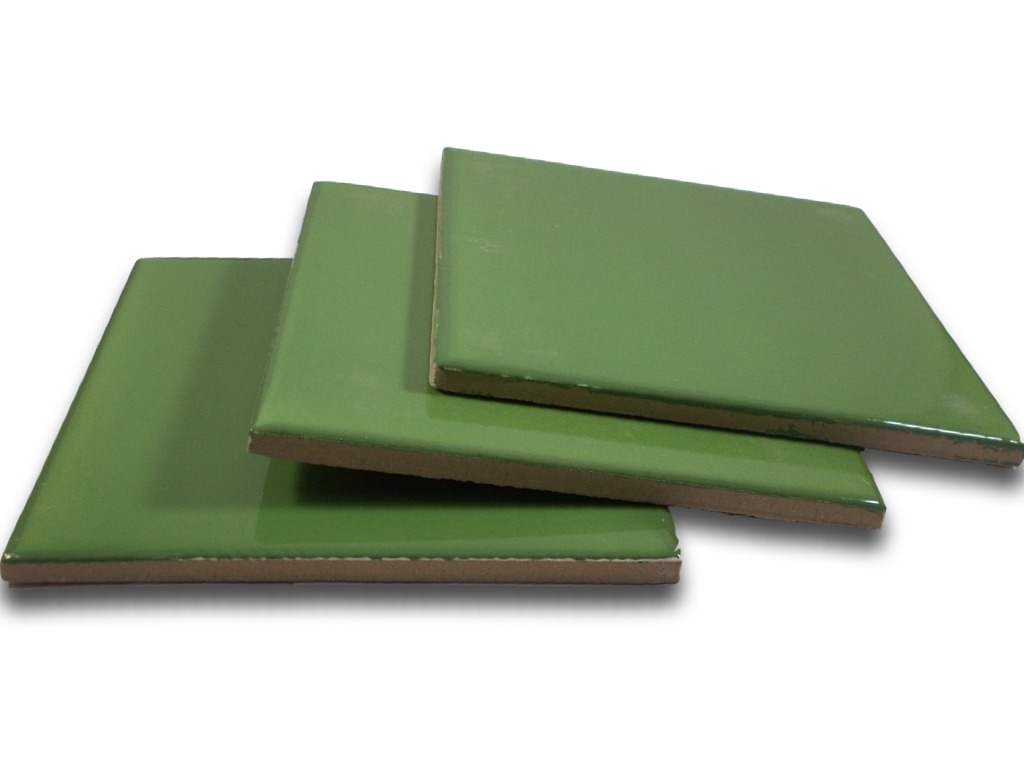 Ceramic Tile 4×4 Green Light Sai Mosaic Art