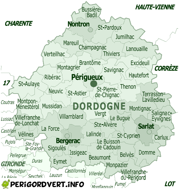 périgord vert carte
