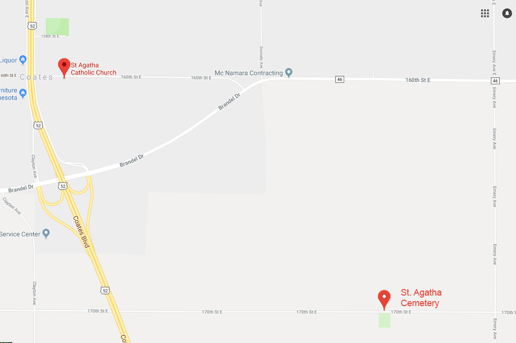 Cemetery Directions The Church of St. Agatha