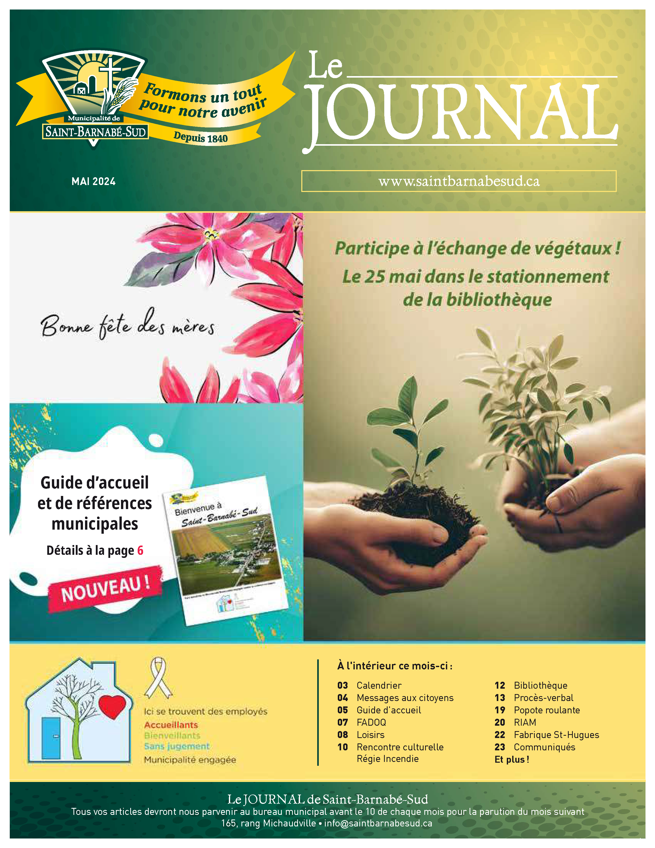 Journal municipal 2024 Municipalité de SaintBarnabéSud