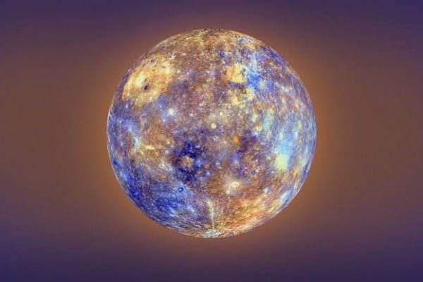 Planet merkurius di sistem tata surya