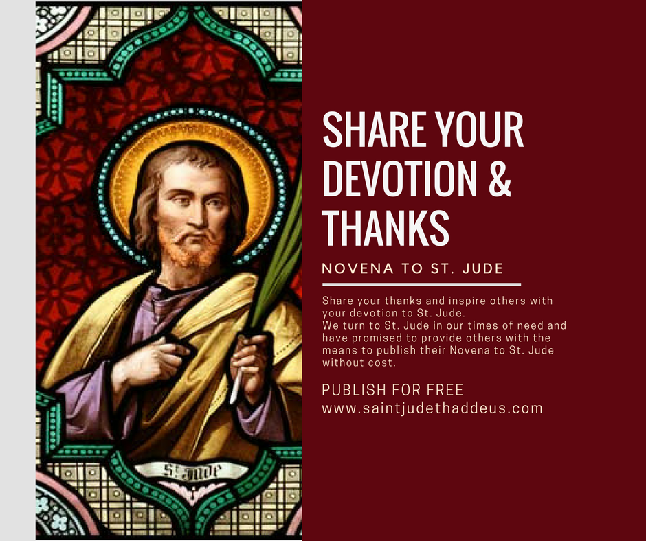 Novena to St. Jude Saint Jude Thaddeus