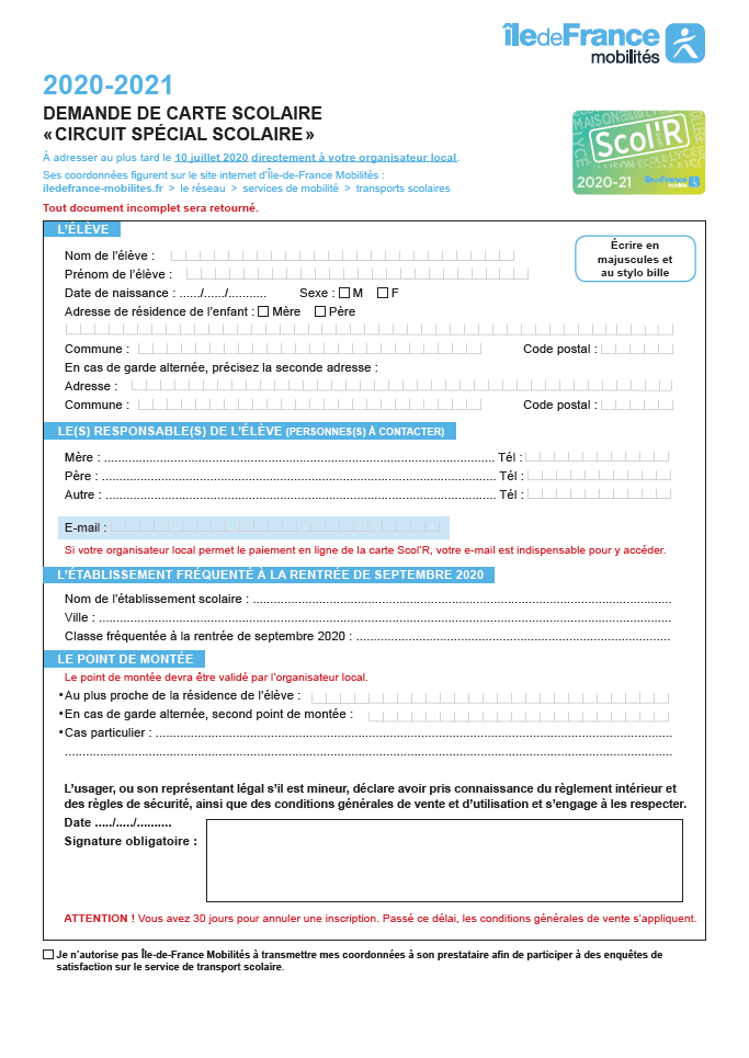 Transports Scolaires SaintPierre Institut