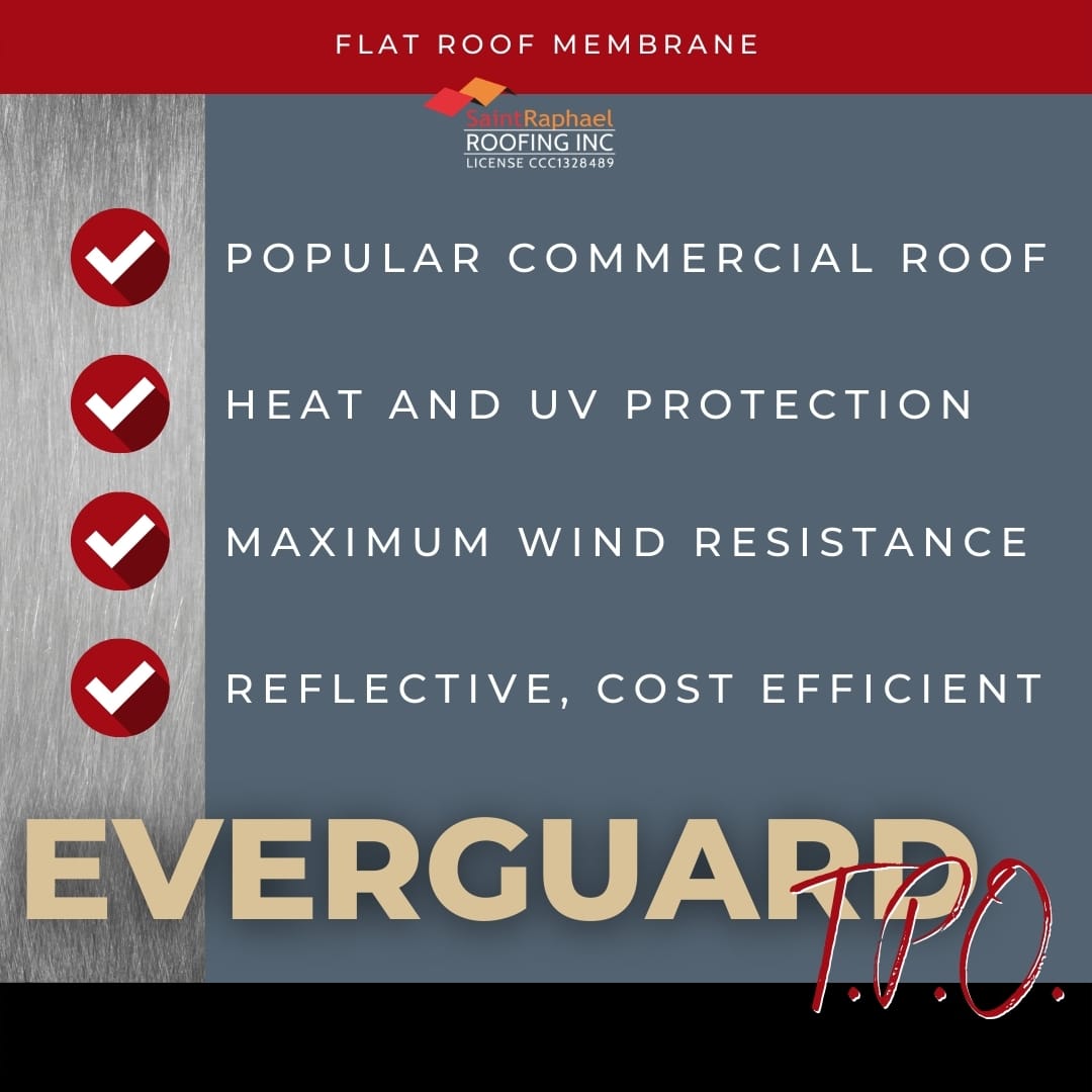 EverGuard TPO Membrane Saint Raphael Roofing