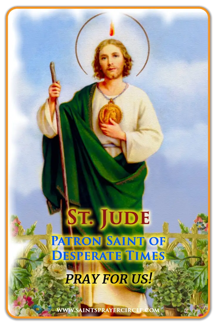 Saint Jude Harness Your Energy St. Benedict Prayer Wall of Protection