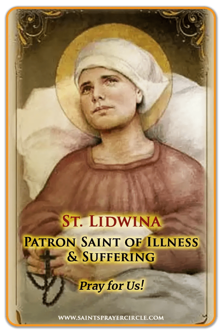 St. Lidwina The Right Therapy St. Benedict Prayer Wall of Protection