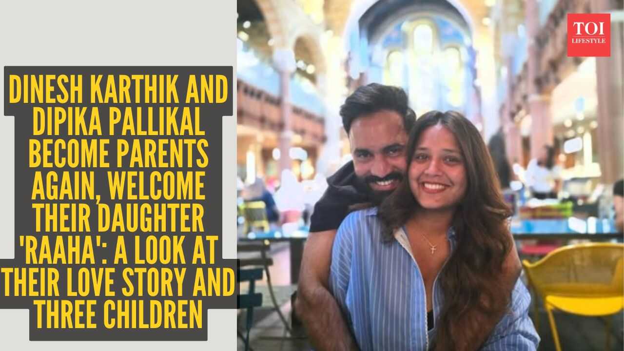 Dinesh Karthik-Dipika become parents again: Their love story and 3 kids Dinesh Karthik-Dipika become parents again: Their love story and 3 kids