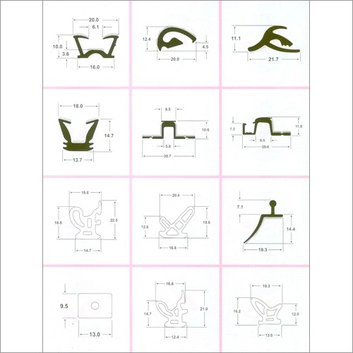 Flocked Glass Run Channels Door Sai Rubber Engg