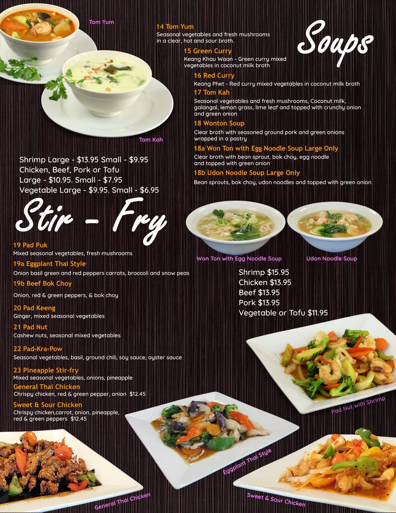 Menu Sai Thai Kitchen