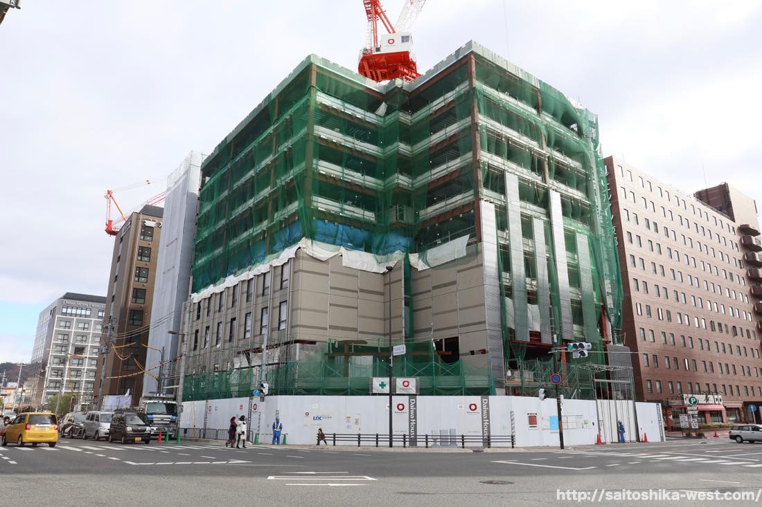ダイワロイネットホテル京都テラス八条東口 | 新幹線・Jr列車が楽しめる！駅近、眺めよし！ | Hotel Stay Blog 2019年05月竣工予定】（仮称）ダイワロイネットホテル京都八条東口Ｐｊ新築工事の建設状況 18.12 | Re-Urbanization -再都市化-