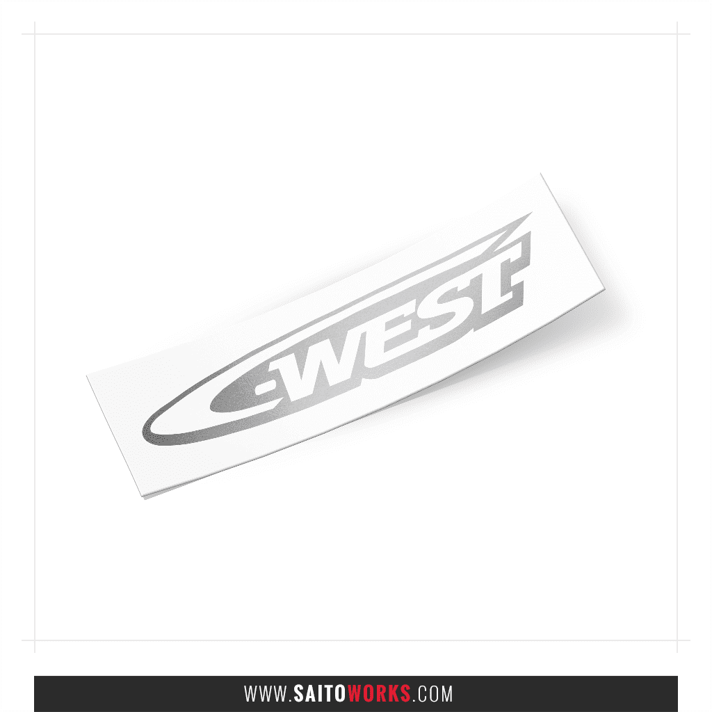 CWEST Logo Japan Decal Sticker SaitoWorks