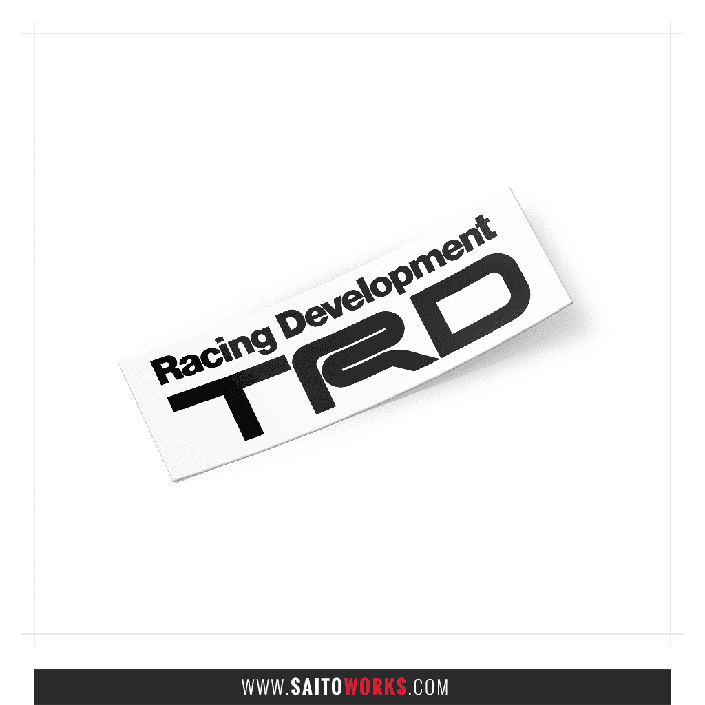 'TRD' Toyota Racing Development Japan Sticker SaitoWorks