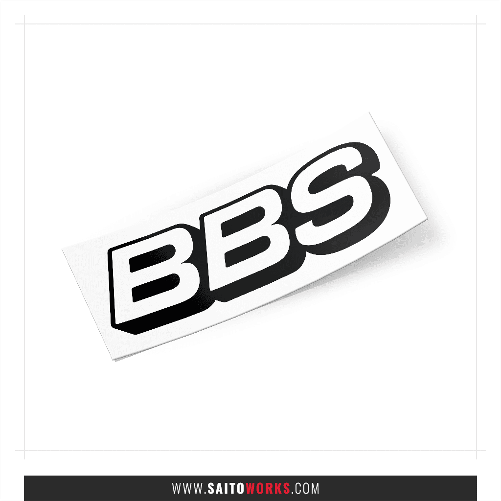 BBS Wheels Logo Sticker SaitoWorks