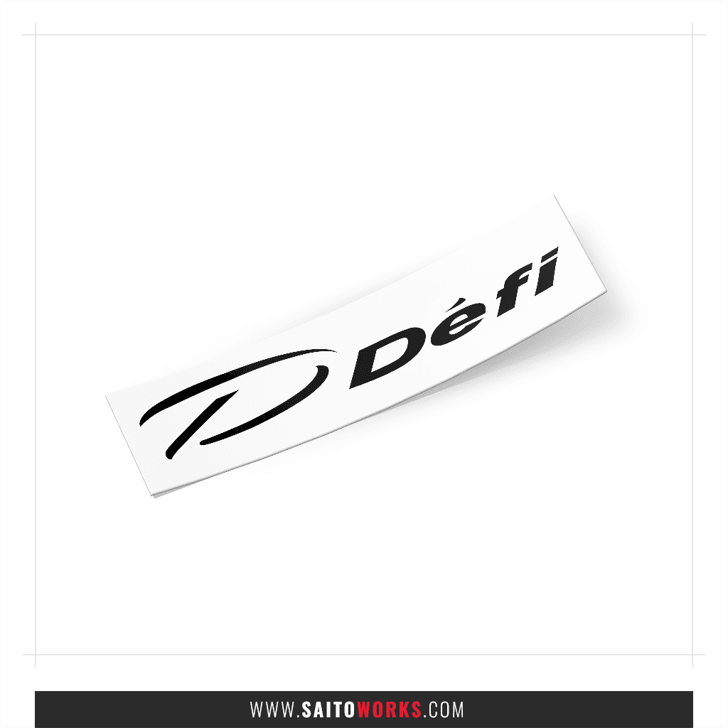 Defi Gauges Logo Sticker SaitoWorks
