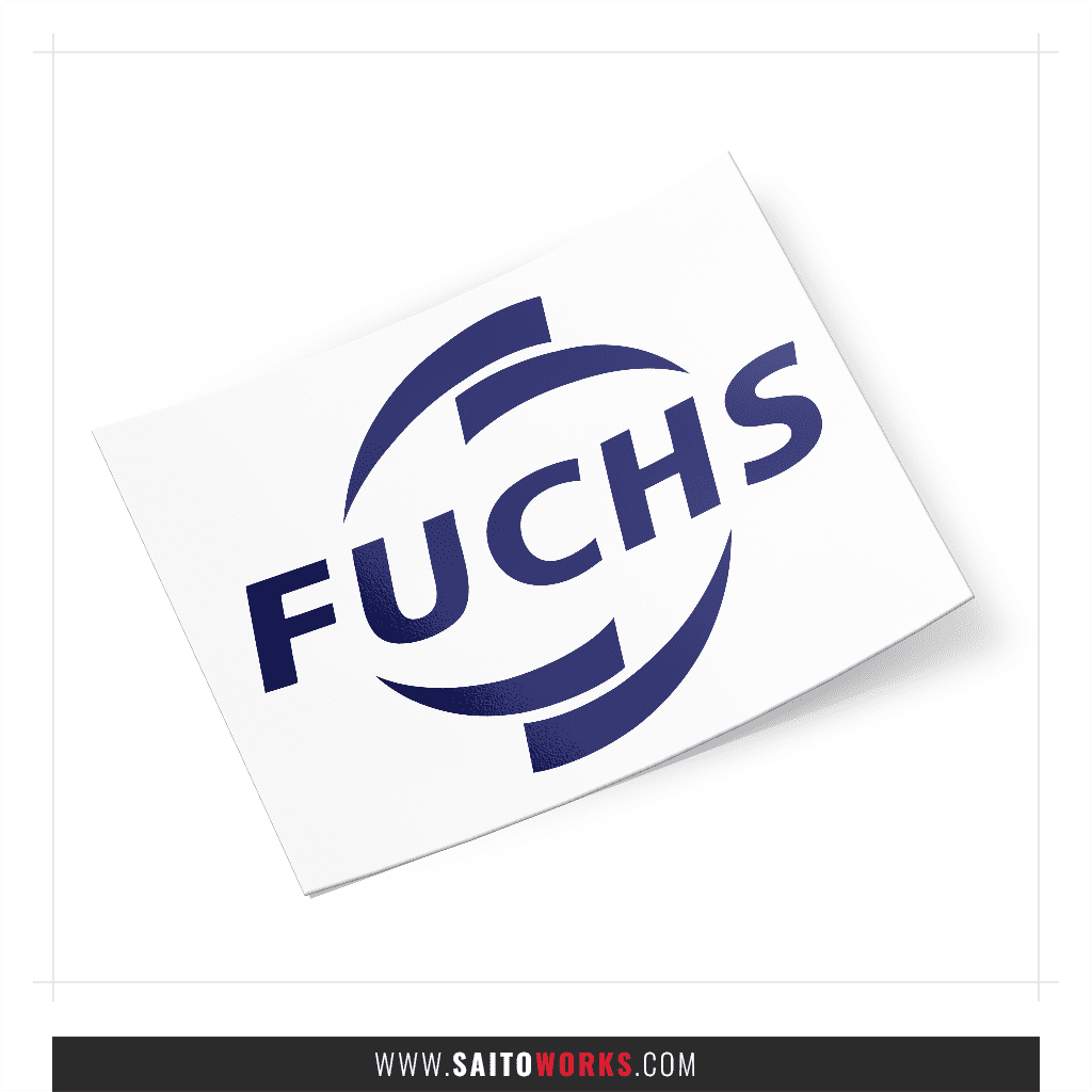 FUCHS Lubricants Titan Pro Logo Sticker SaitoWorks