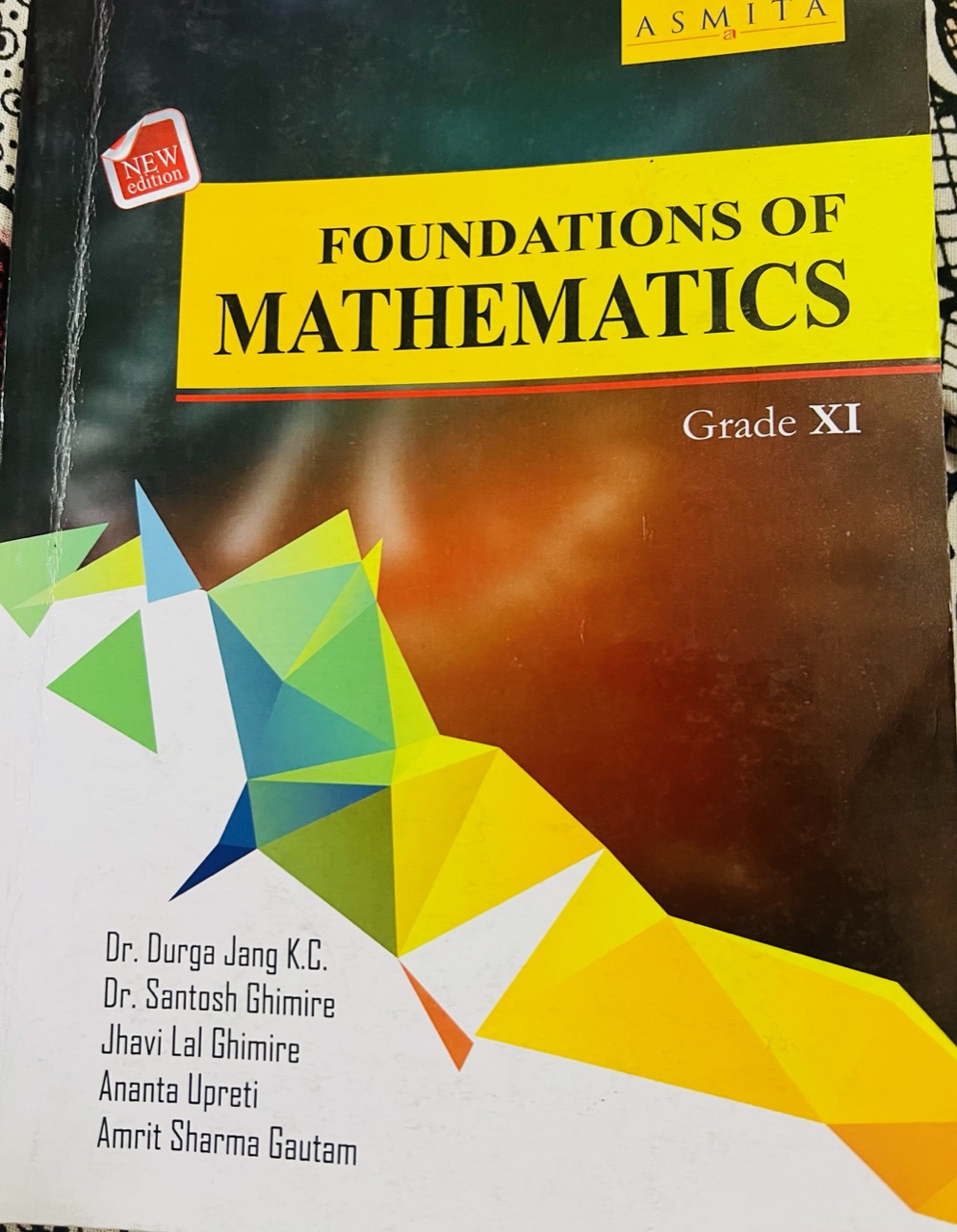 Foundation of mathematics grade 11 Sajha Kitab