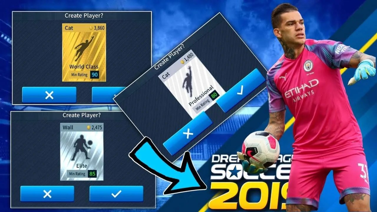 Dream League Soccer 2019 Unlimited Create Player Mod Sakib.Pro