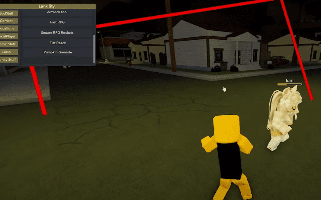 Roblox Lanxility V1 Da Hood Script GUI