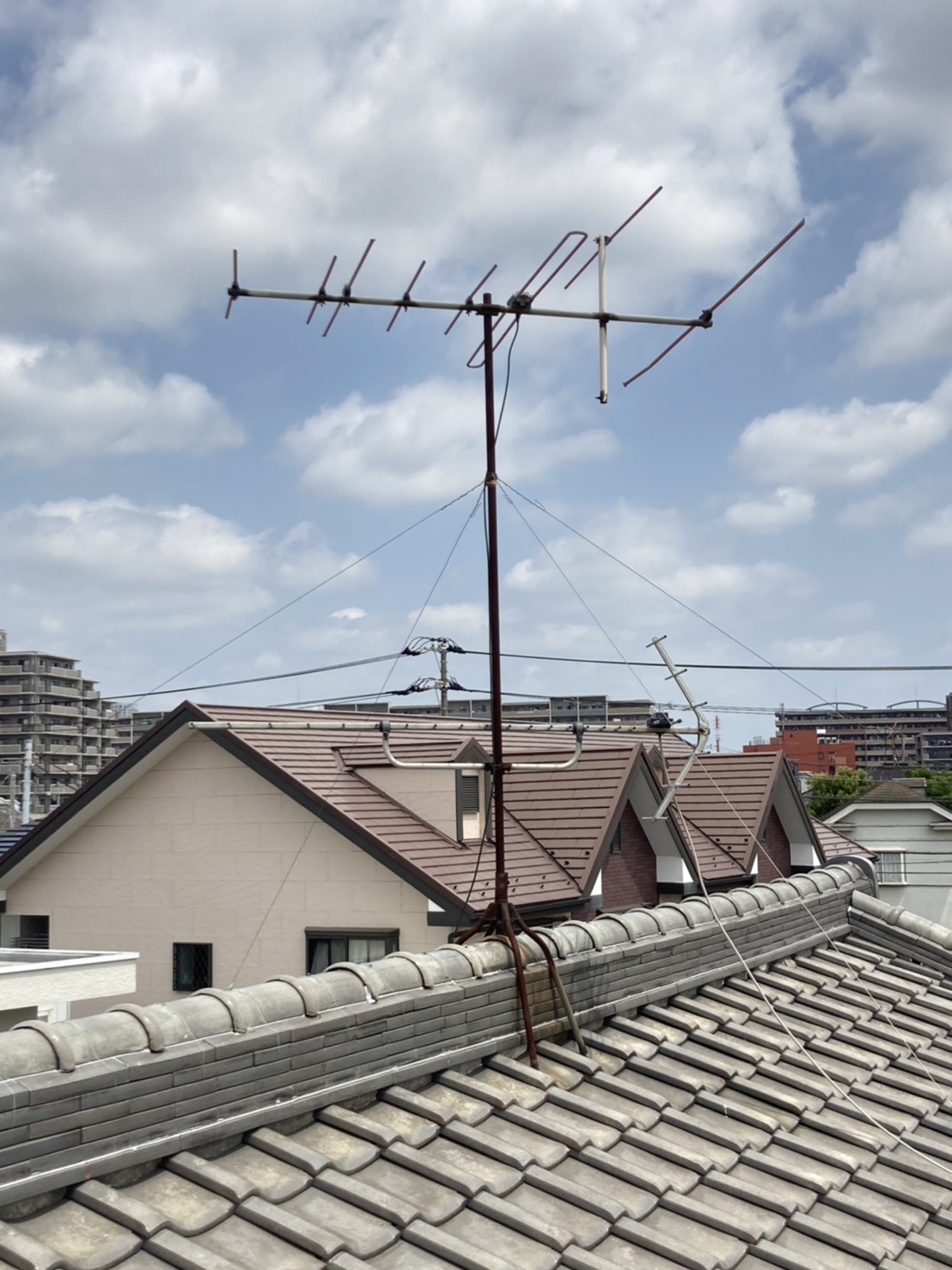 八木式アンテナ（奈良県大和郡山市） テレビ・地デジアンテナの格安設置工事ならさくらアンテナ（大阪、京都、兵庫