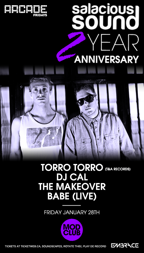 Salacious Sound Celebrates 2 Years Torro Torro + Guests