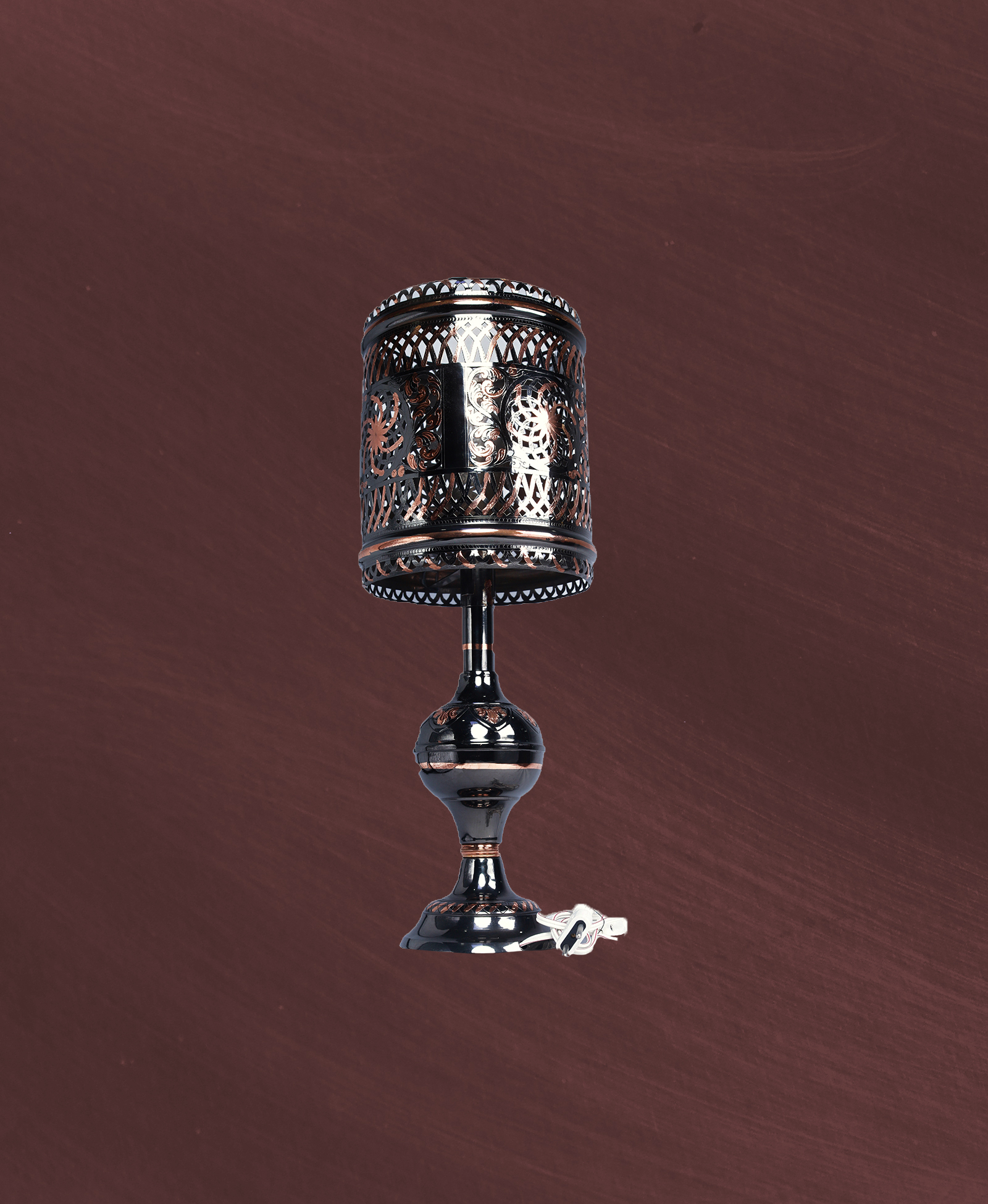 Buy BURNT BRASS LAMP SHADE Sri Lankan Handcrafts, Spices, Tea, Batiks