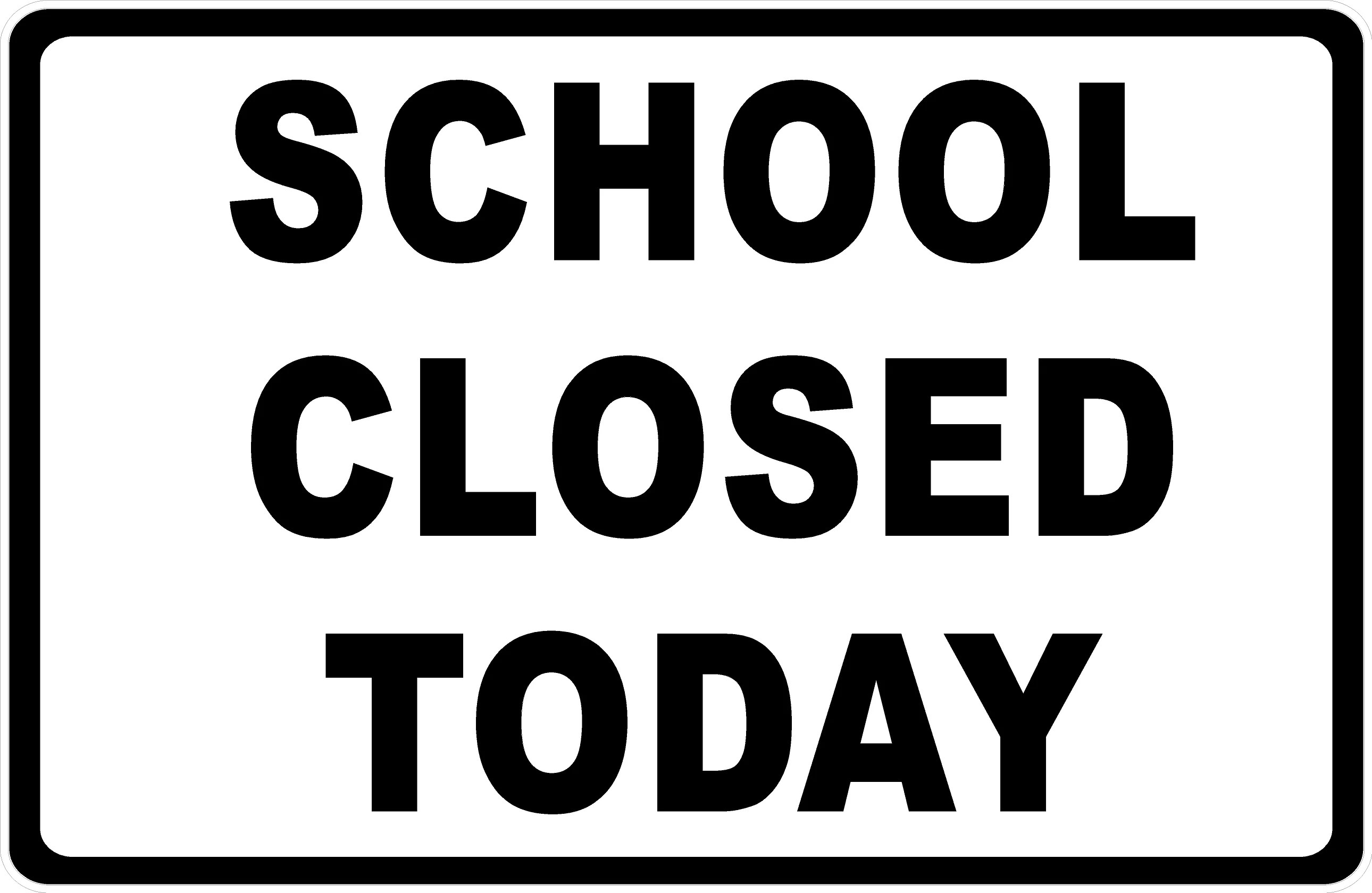 School Closings Clip Art