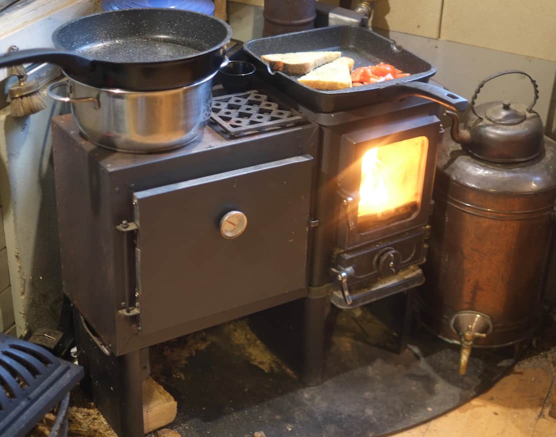 The Small Wood Cook Stove from Salamander Stoves