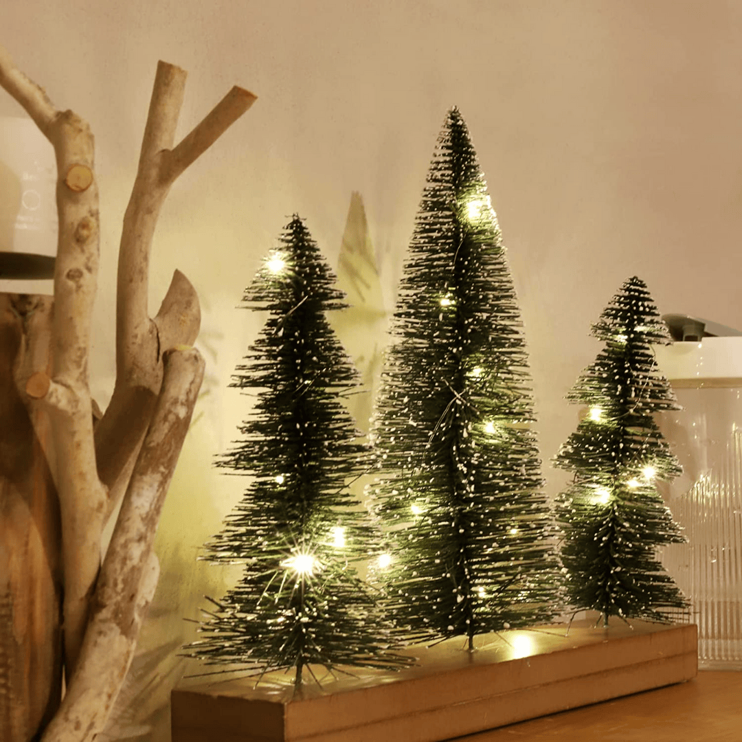 Mini Weihnachtsbaum Mit 20 Led, 3 Stück - Salcar Shop