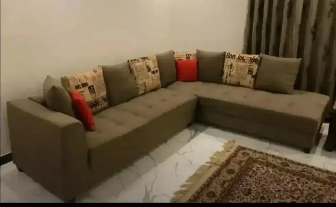 Pretty style brand new L shape sofa set For Sale in Islamabad
