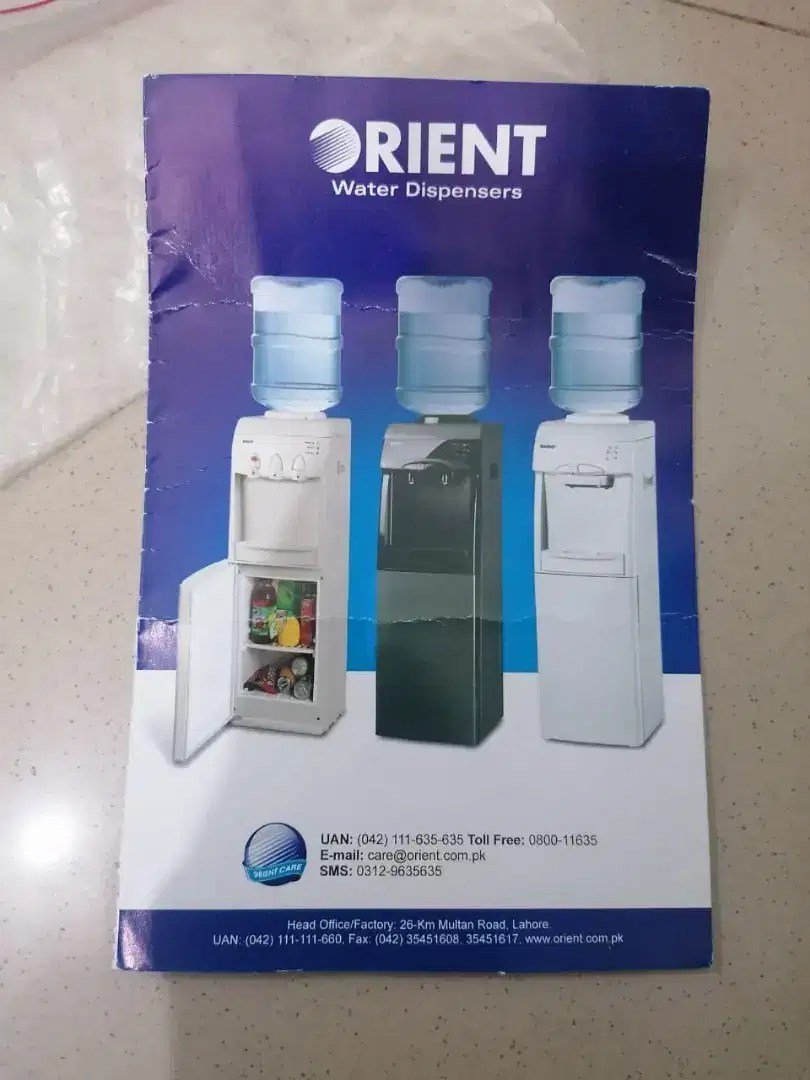 Orient water dispenser For Sale in Karachi