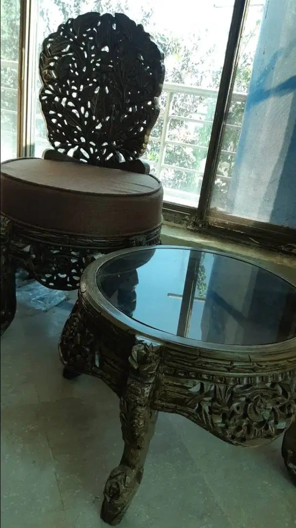 New Antique Coffee Table Set Available for Sale in Islamabad