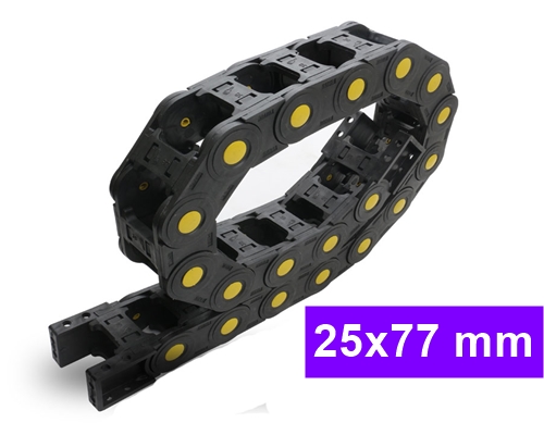 Cable Drag Chain Nylon PA66 25 x 77 mm CNC Machines