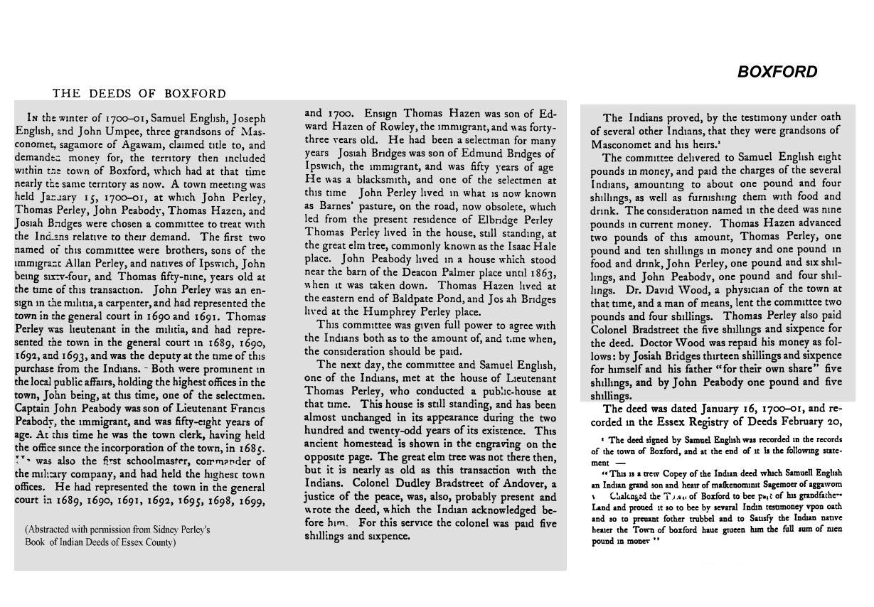 Native American Deeds