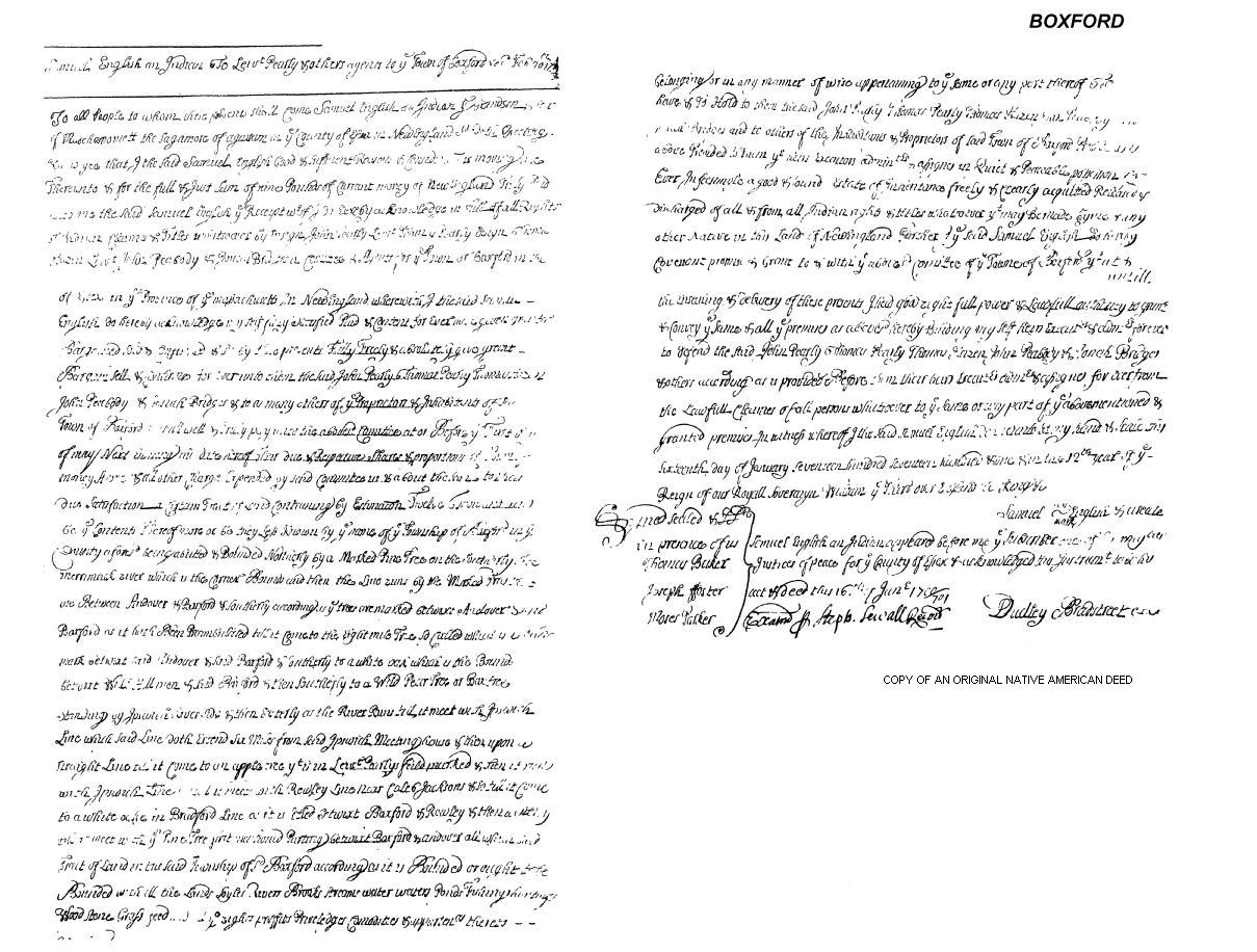 Native American Deeds