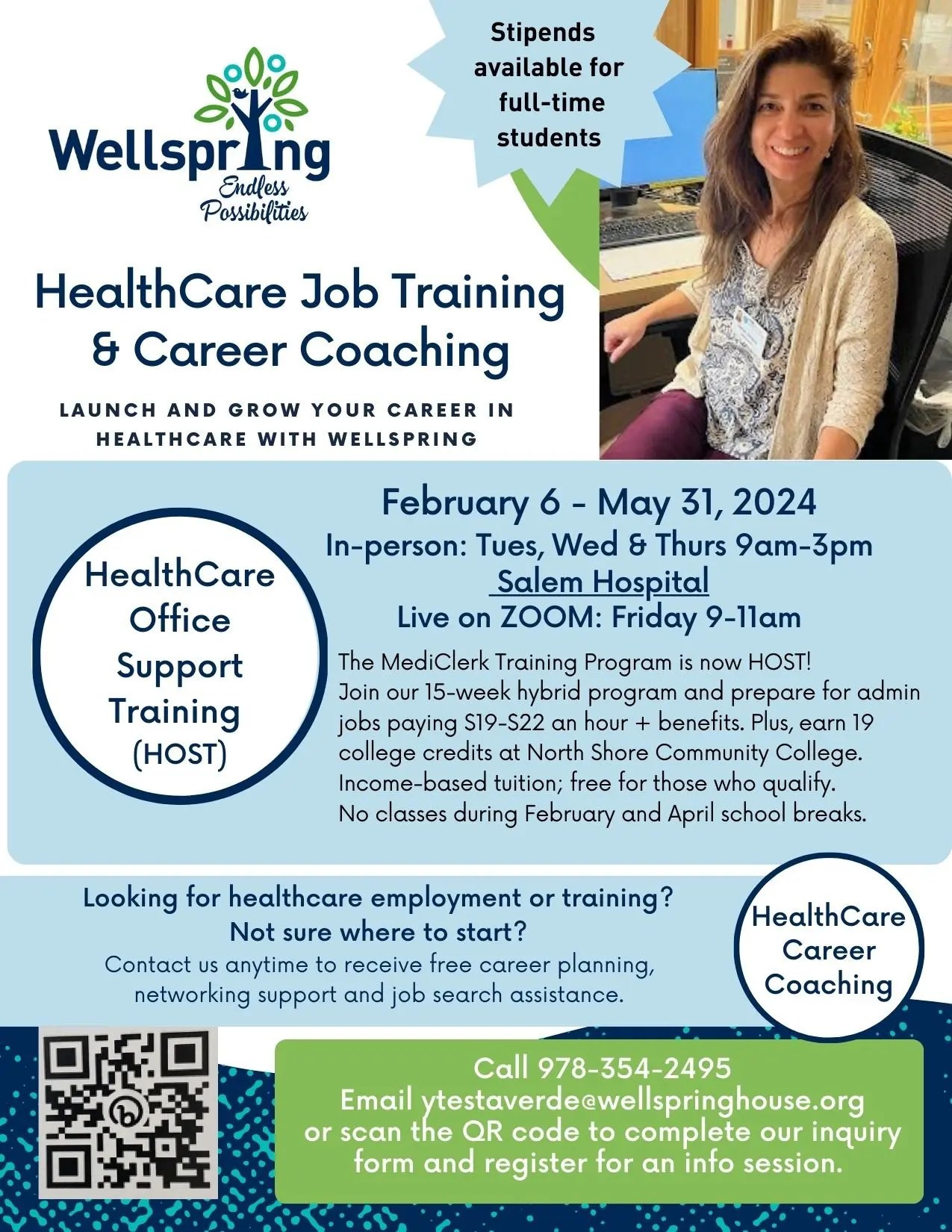 HealthCare Job Training & Career Coaching Salem Housing Authority