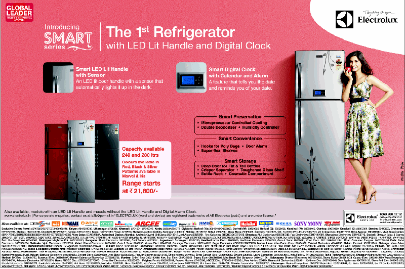 Electrolux Offers on Refrigerators / Mumbai SaleRaja