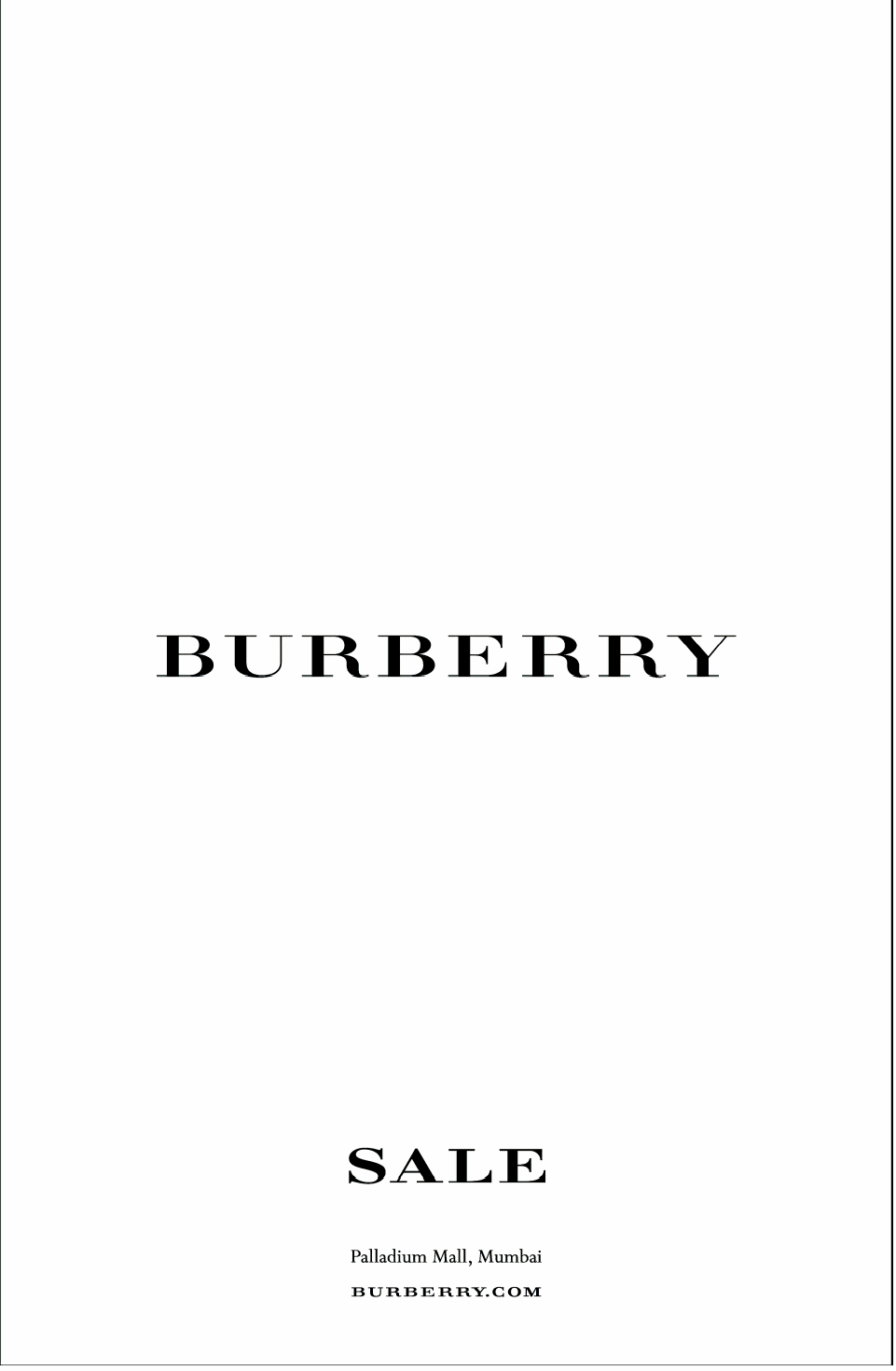 Burberry Sale / Mumbai SaleRaja