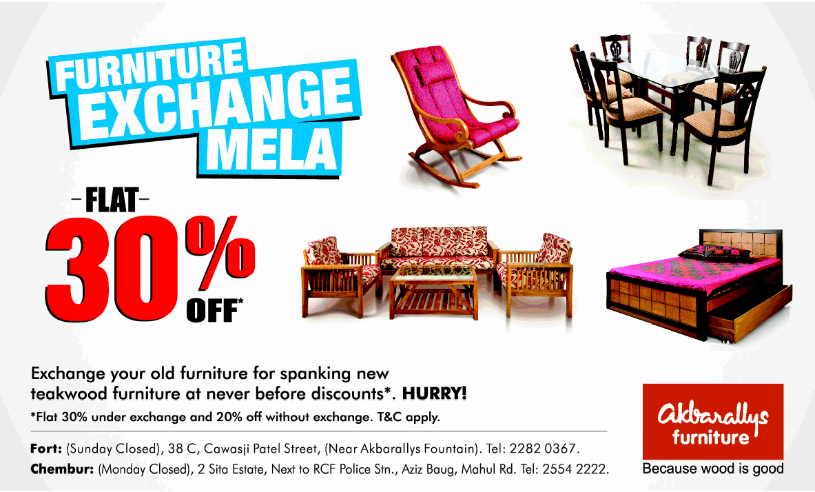 Akbarallys Furniture Exchange Mela / Mumbai SaleRaja
