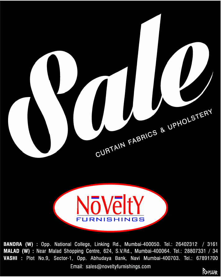 Novelty Furnishings Sale / Mumbai SaleRaja