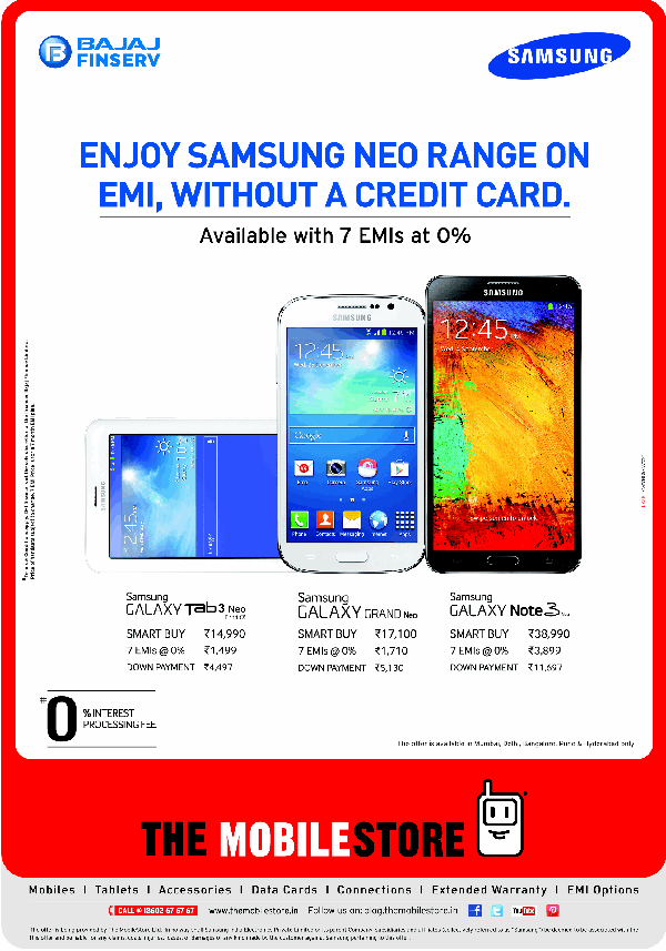 The Mobile Store Offers on Samsung Mobiles / Mumbai, New Delhi