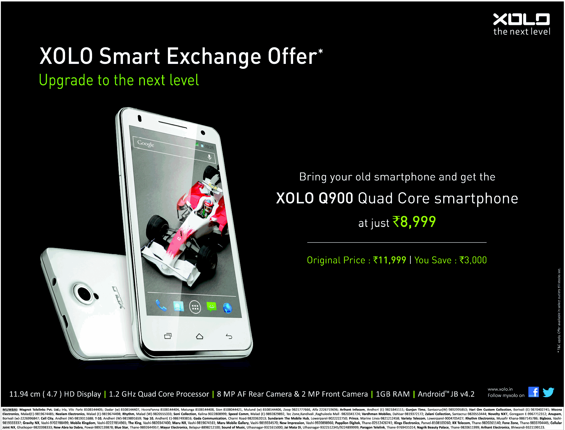 Xolo Mobiles Exchange Offer / Mumbai SaleRaja