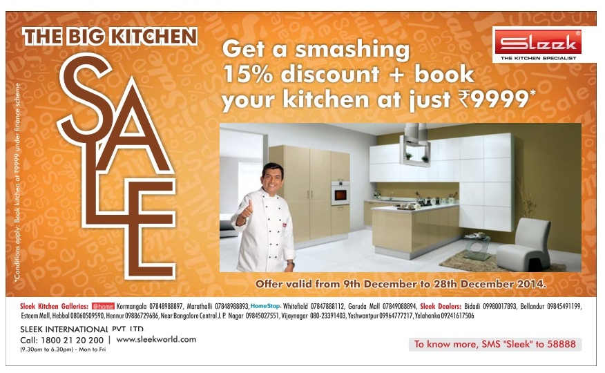 Sleek Kitchen Sale / Bangalore SaleRaja
